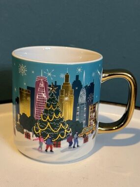 Anthropologie Christmas Holiday in The City Mug - New York City NYC